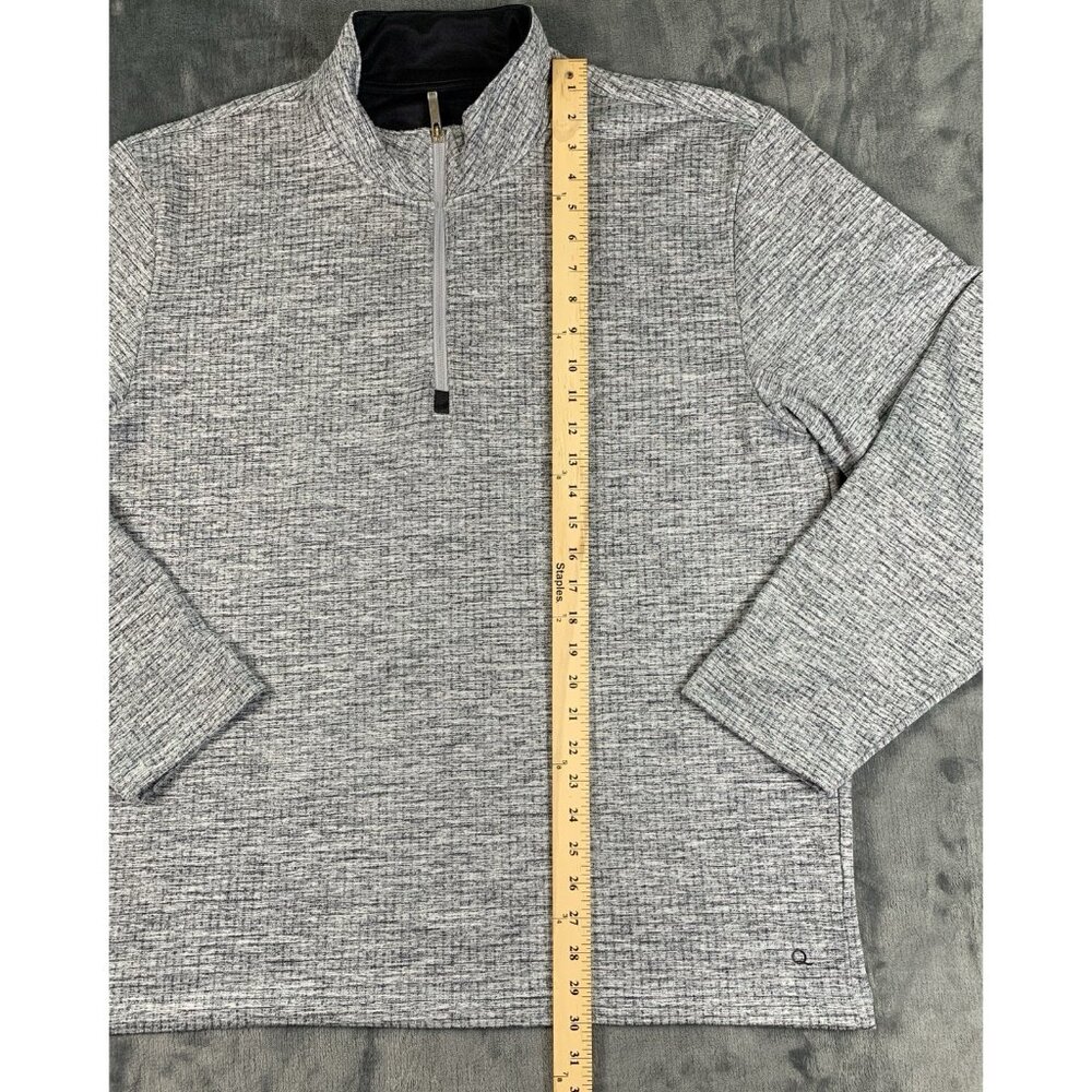 Quieti Men’s Sweater Sweatshirt Size XXL Gray Weekender Half Zip Pullover - Picture 7 of 7